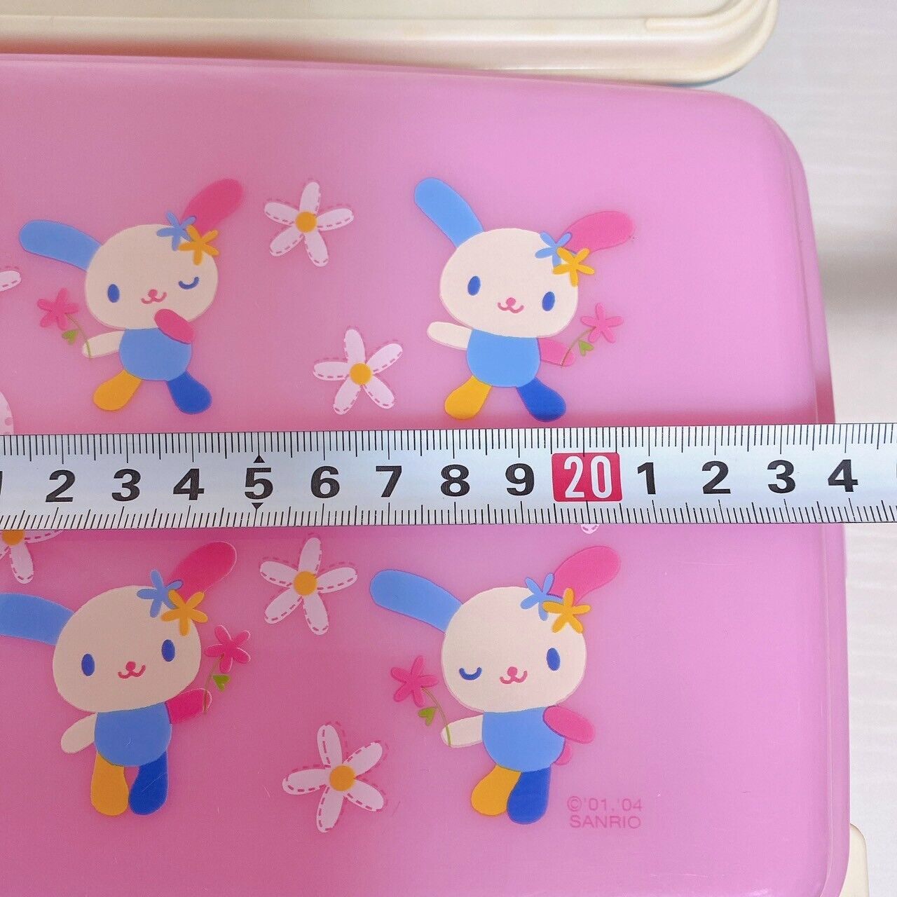 Sanrio Usahana Lunch Box Obento Bento Large 3 Tier Box Flowers Kawaii Character