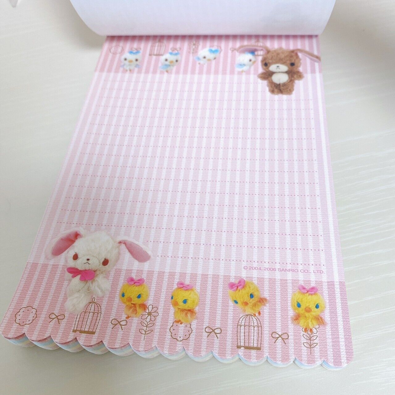 Sanrio Sugar Bunnies Notepad envelope pack live-action can case 3Set Kawaii Rare