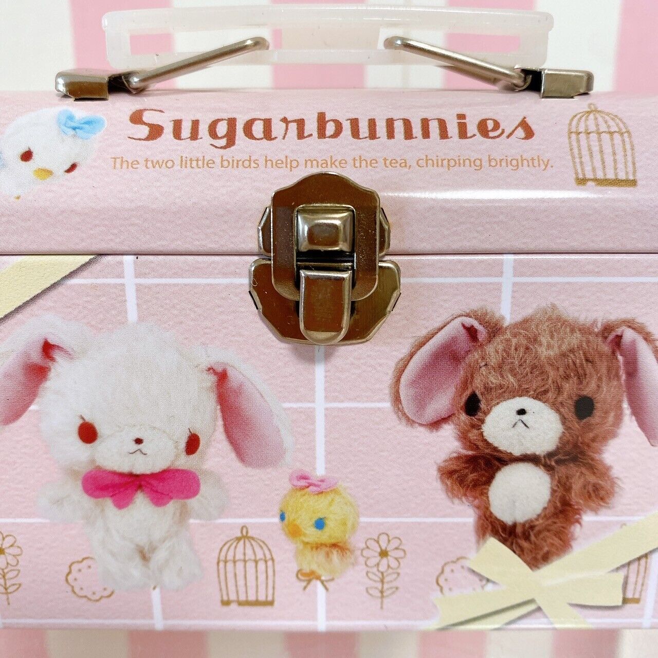 Sanrio Sugar Bunnies Notepad envelope pack live-action can case 3Set Kawaii Rare