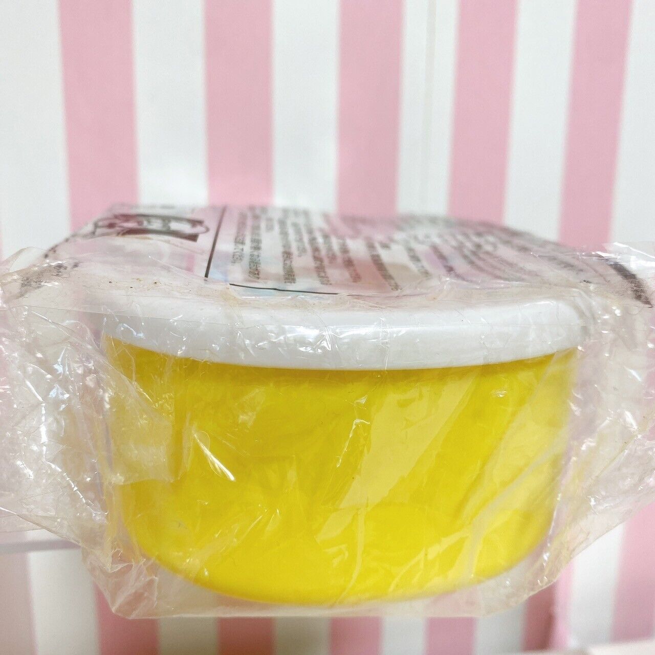 Sanrio Sugarbunnies Lunch Box Tupperware Obento Container Yellow Blue 2 Set Rare