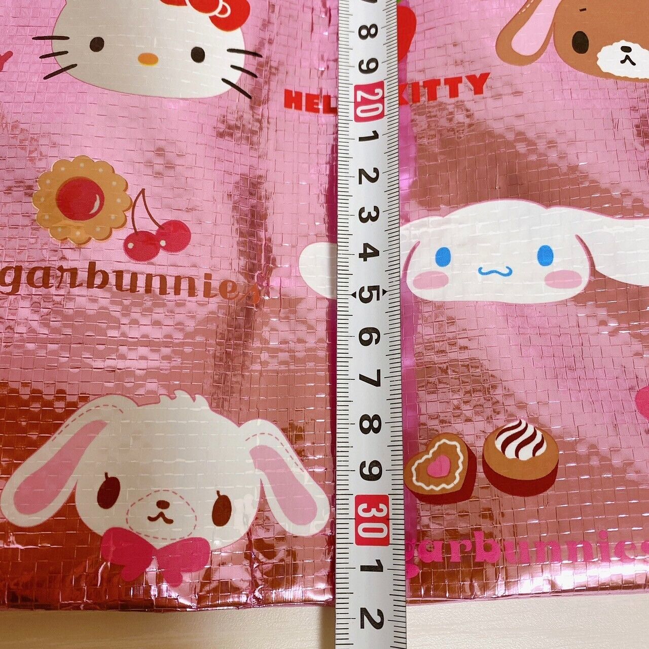 Sanrio Sugar Bunnies Aluminum Lucky Bag Pink Shirousa Kurousa Kitty My Melody