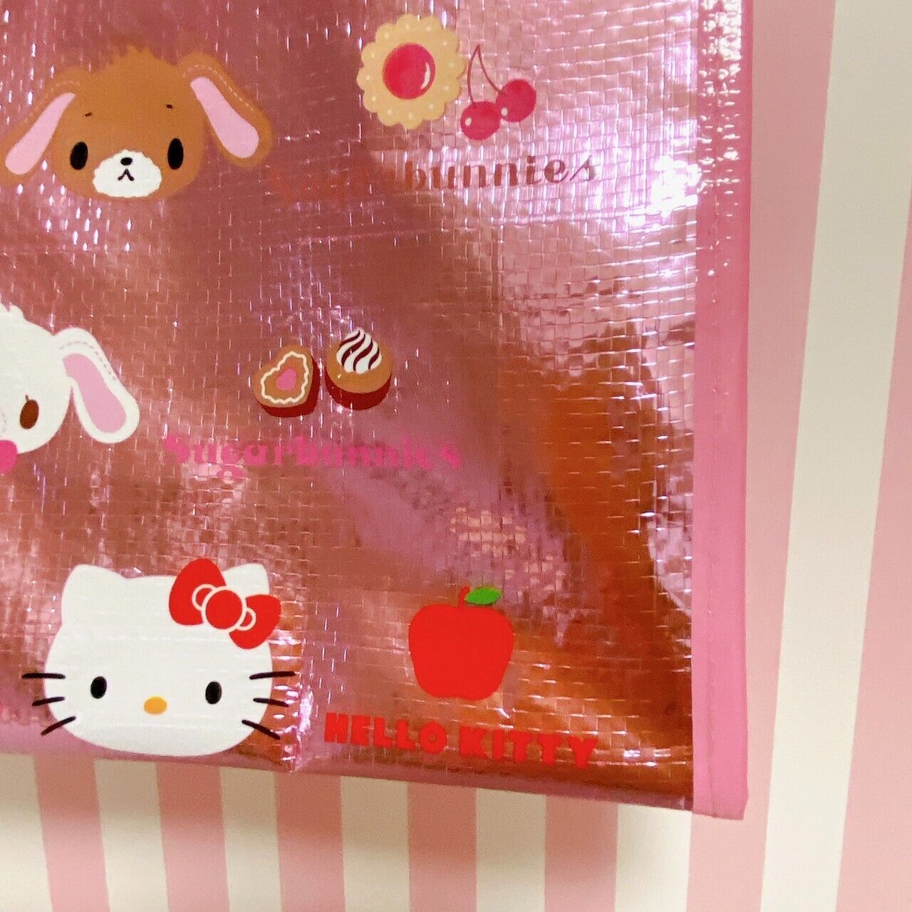 Sanrio Sugar Bunnies Aluminum Lucky Bag Pink Shirousa Kurousa Kitty My Melody