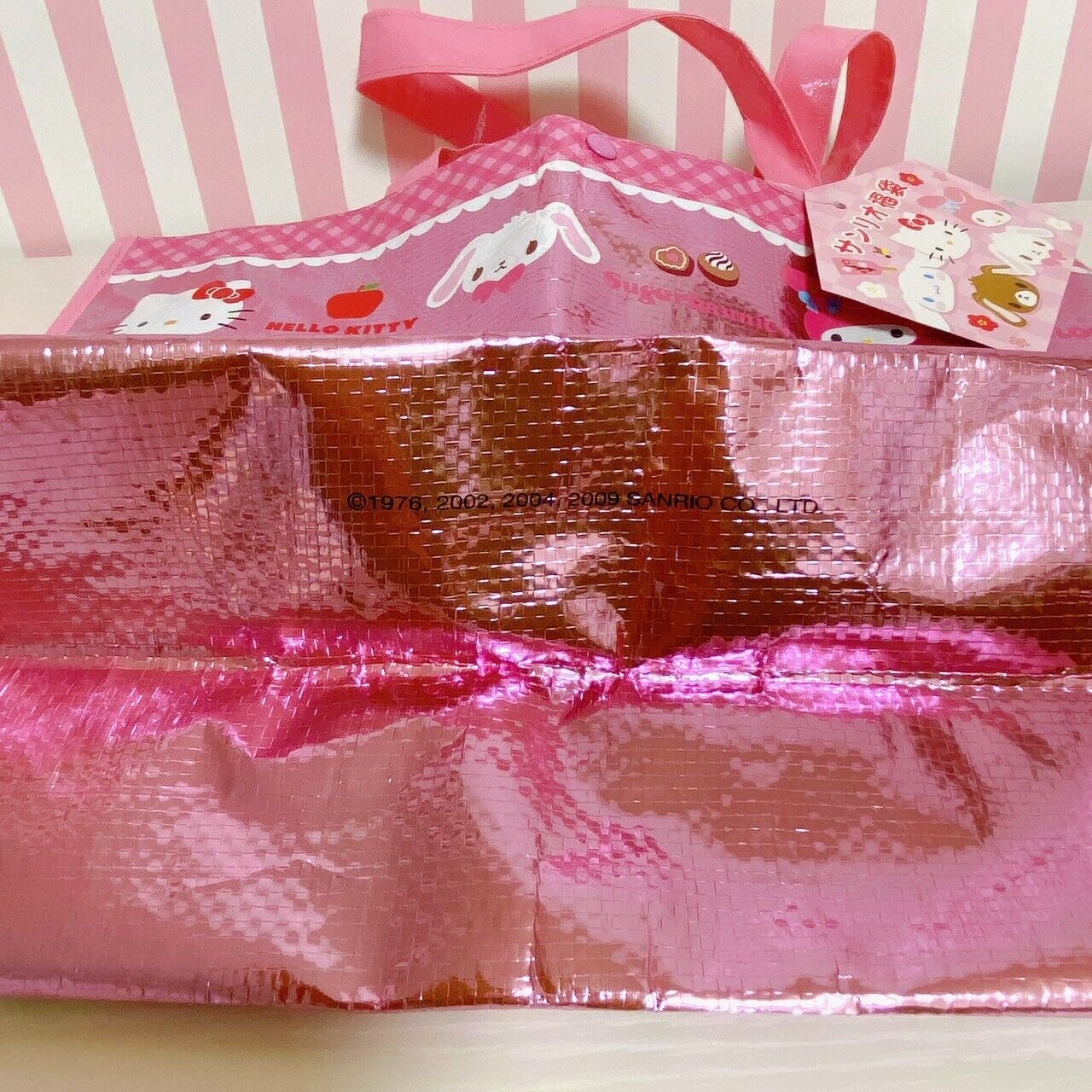 Sanrio Sugar Bunnies Aluminum Lucky Bag Pink Shirousa Kurousa Kitty My Melody