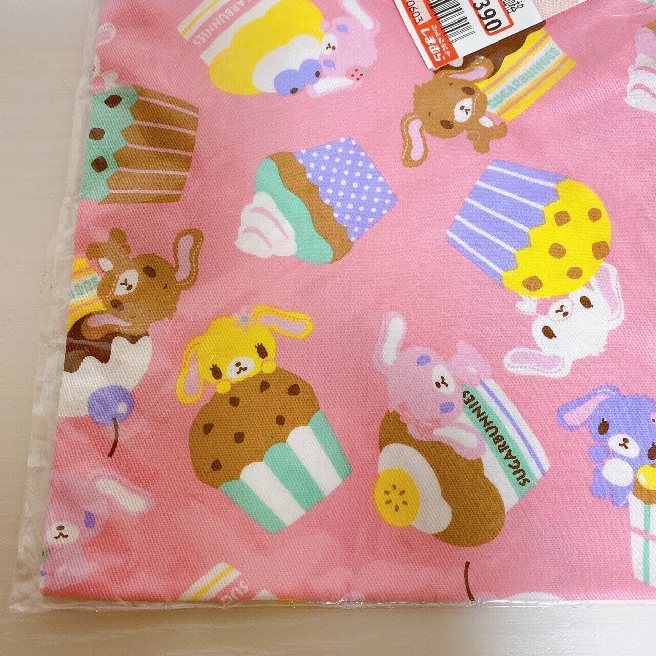 Sanrio Sugar Bunnies Bag Drawstring Pink 3 Set Small Cup Cake Kawaii Character