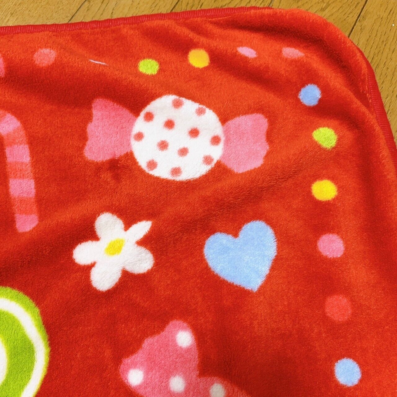 Mother Garden Mothergarden Strawberry Red Blanket Sweets Pattern Kawaii Rare