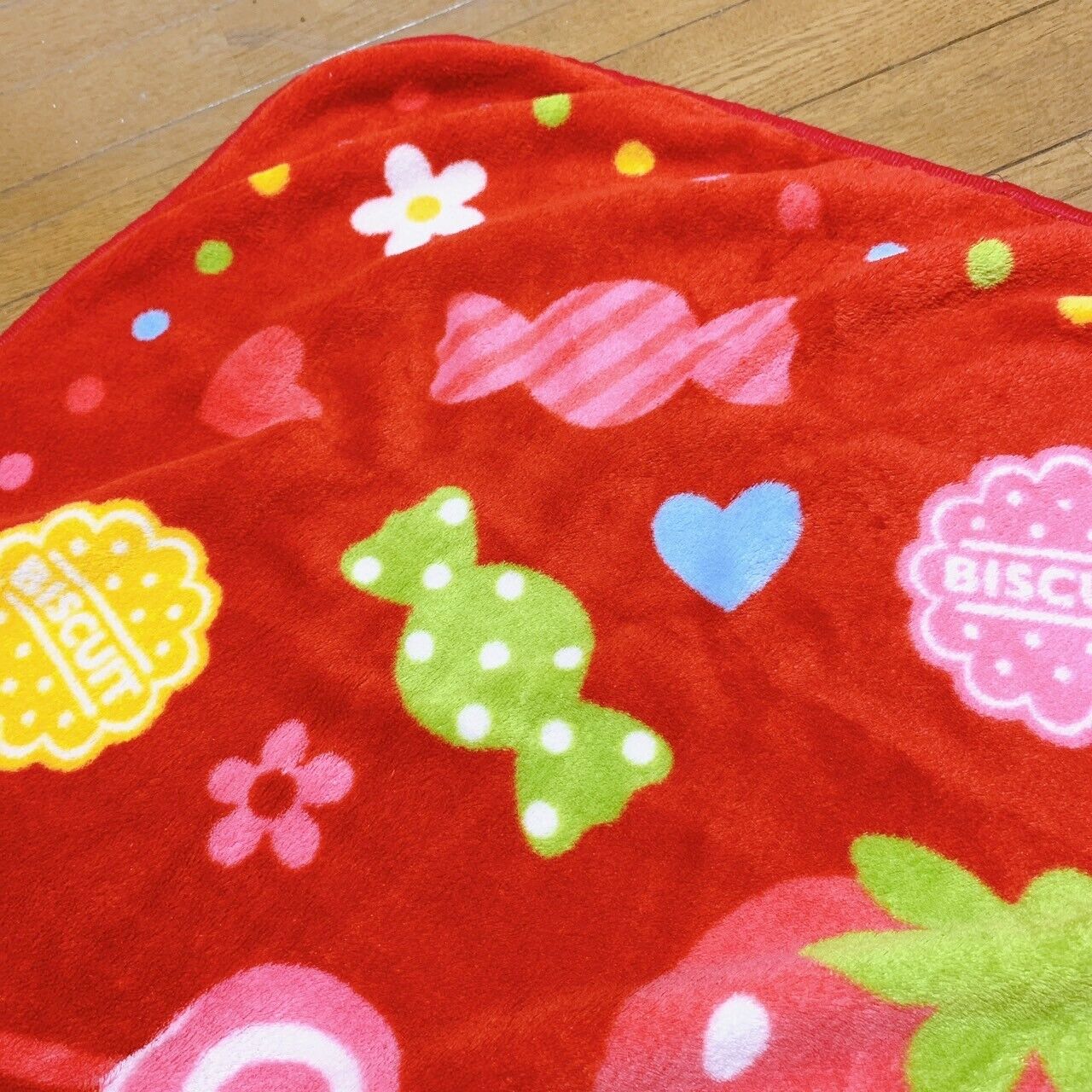 Mother Garden Mothergarden Strawberry Red Blanket Sweets Pattern Kawaii Rare