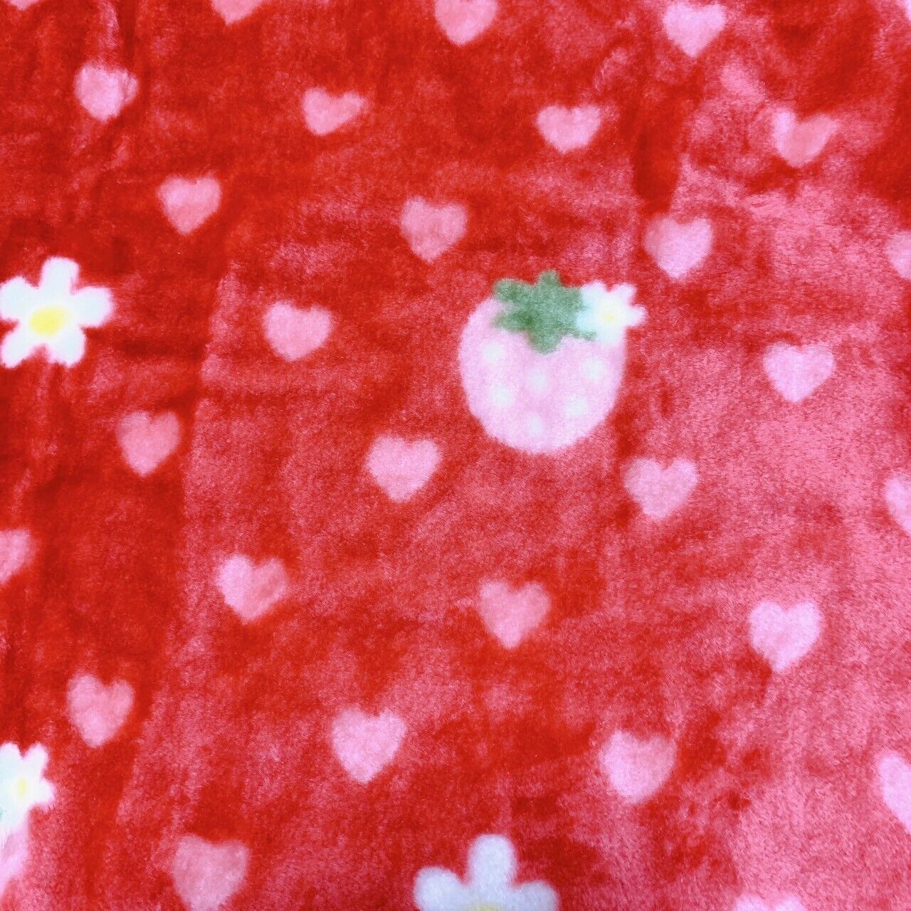 Mother Garden Mothergarden Wild Strawberry Red Blanket With Tag Kawaii Rare