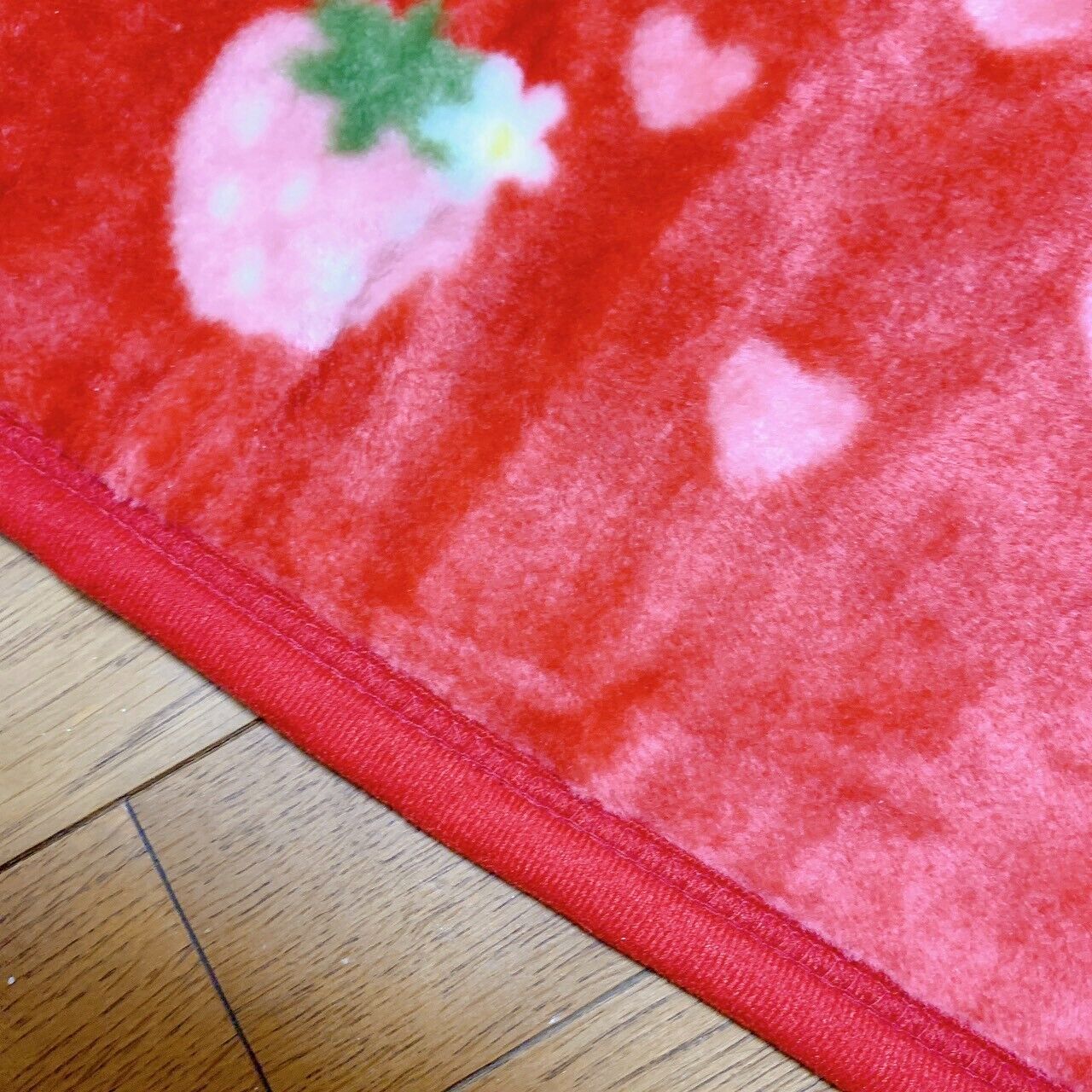 Mother Garden Mothergarden Wild Strawberry Red Blanket With Tag Kawaii Rare