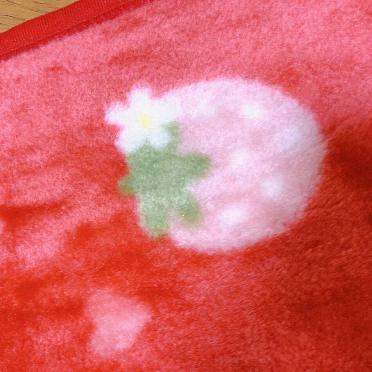 Mother Garden Mothergarden Wild Strawberry Red Blanket With Tag Kawaii Rare