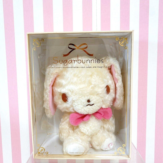 Sanrio Sugarbunnies Bunnies Shirousa Plush Soft Stuffed Toy Ribbon Doll White