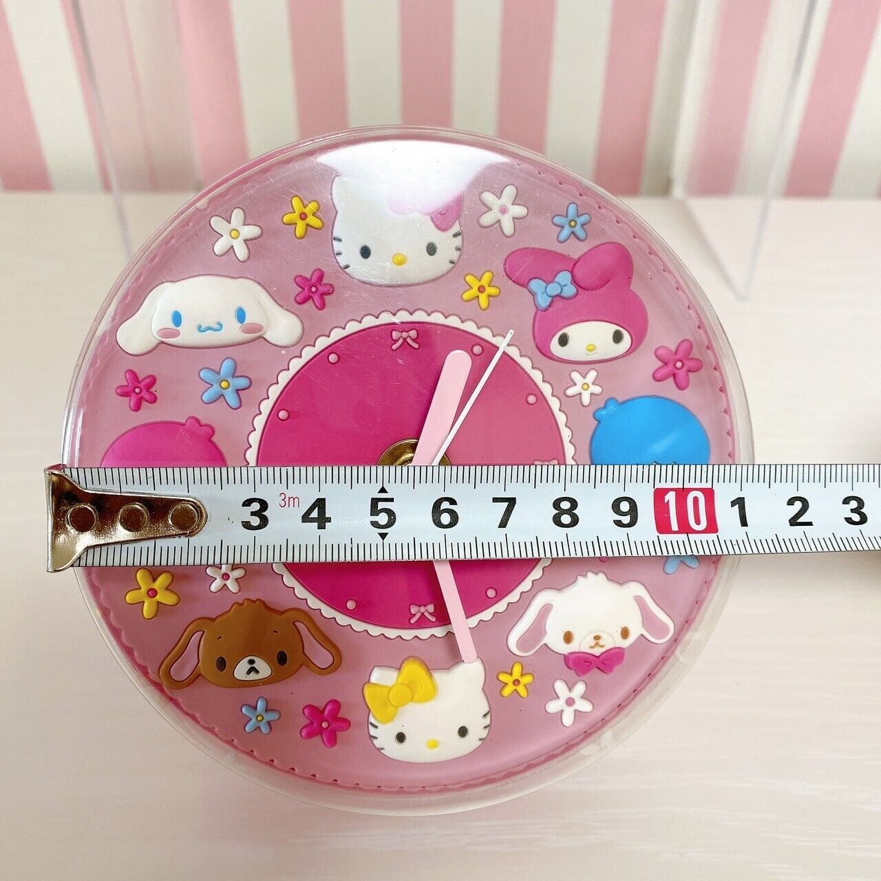 Sanrio Rubber Clock Junk Sugar Bunnies Hello Kitty My Melody Little Twin Stars