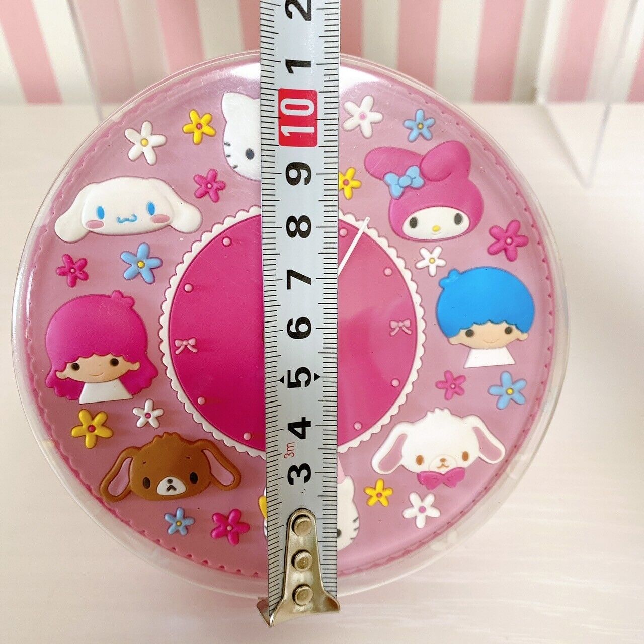 Sanrio Rubber Clock Junk Sugar Bunnies Hello Kitty My Melody Little Twin Stars