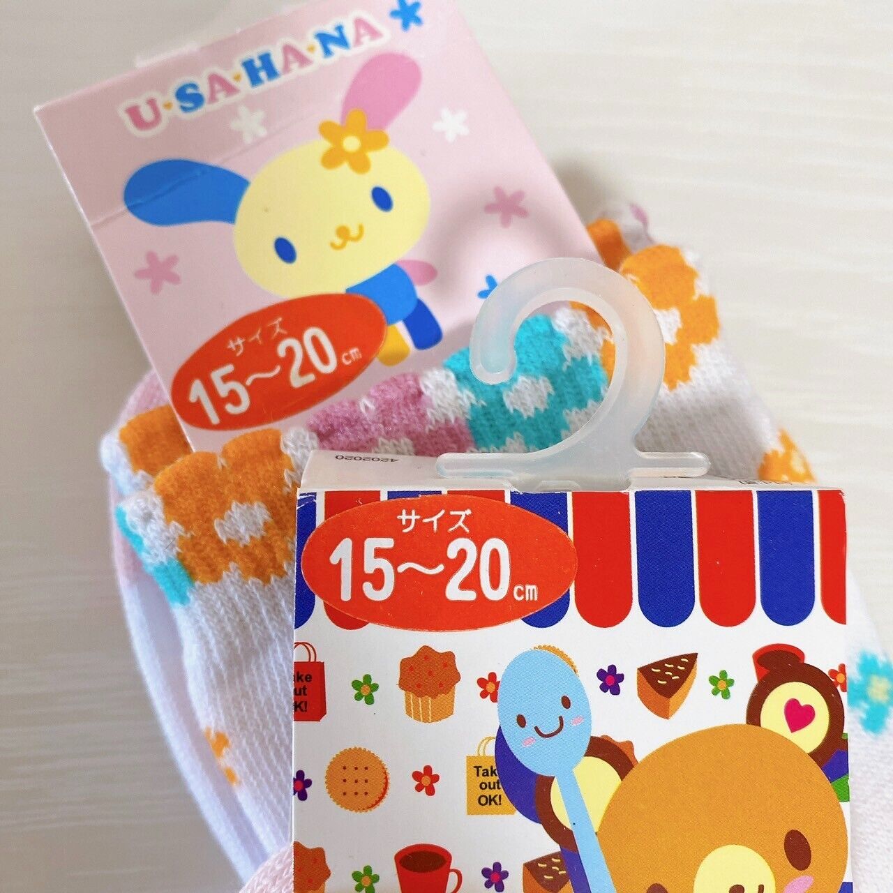 Sanrio Character Socks Set 7 Usahana Charmmy Kitty Tenorikuma Bonbon Ribbon Rare