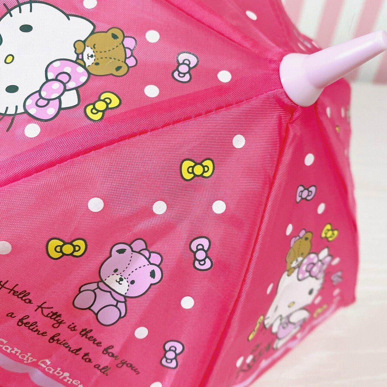 Sanrio Hello Kitty Sticker Memo Pad Notepad Mini Umbrella Set Stationery Pink