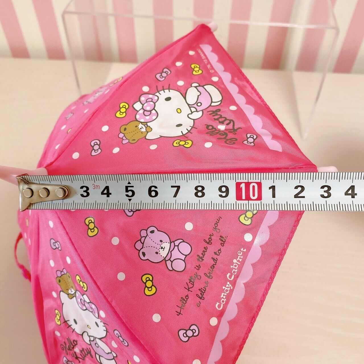 Sanrio Hello Kitty Sticker Memo Pad Notepad Mini Umbrella Set Stationery Pink