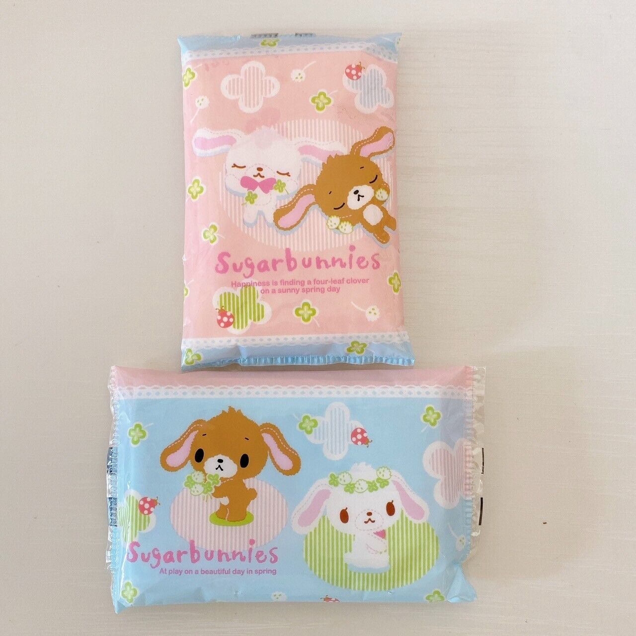 Sanrio Sugarbunnies Bunnies Pocket Tissue Set Mini Shirousa Kurousa Rabbit Rare