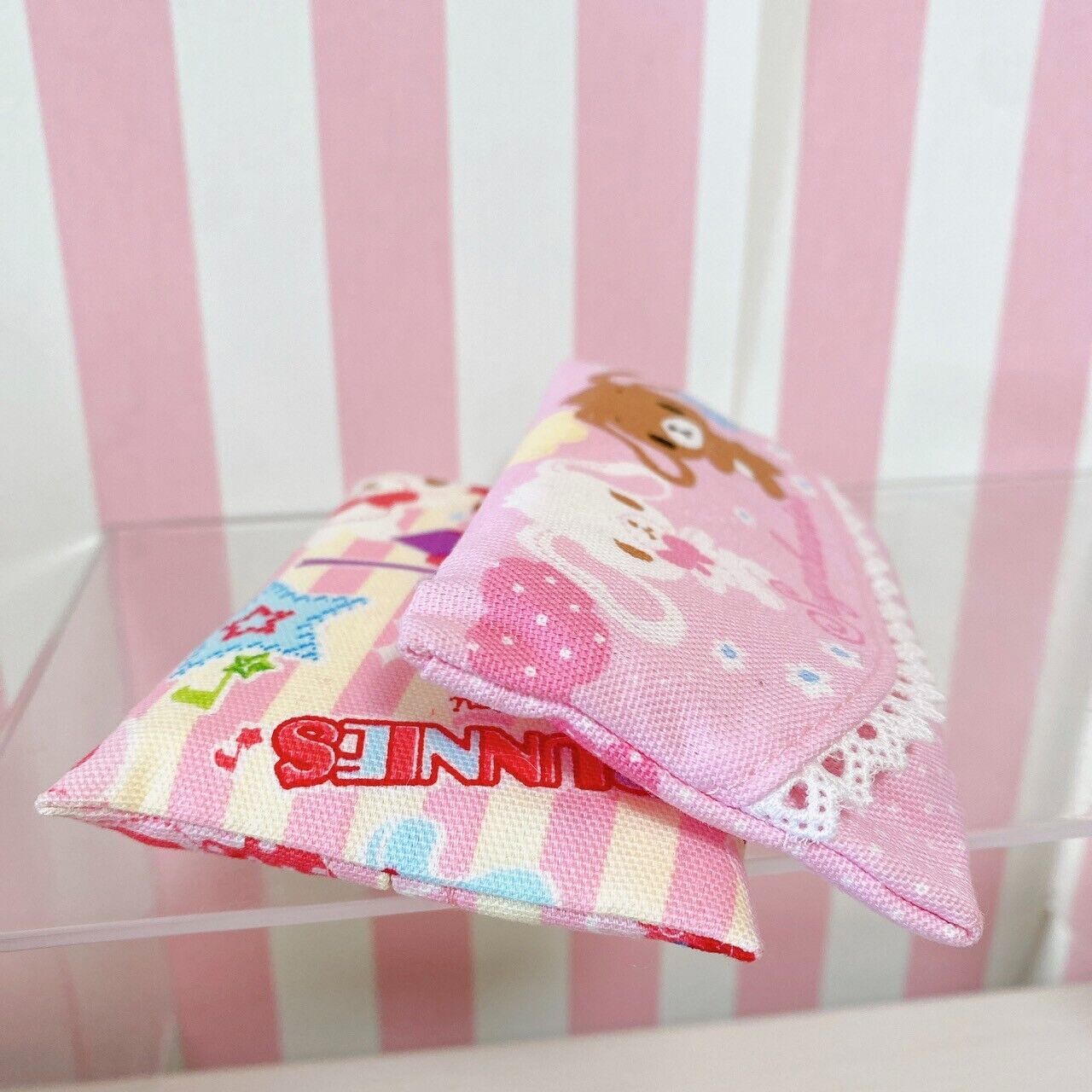 Sanrio Sugarbunnies Bunnies Pocket Tissue Set Mini Shirousa Kurousa Rabbit Rare