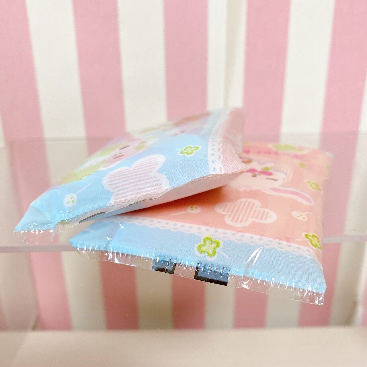 Sanrio Sugarbunnies Bunnies Pocket Tissue Set Mini Shirousa Kurousa Rabbit Rare