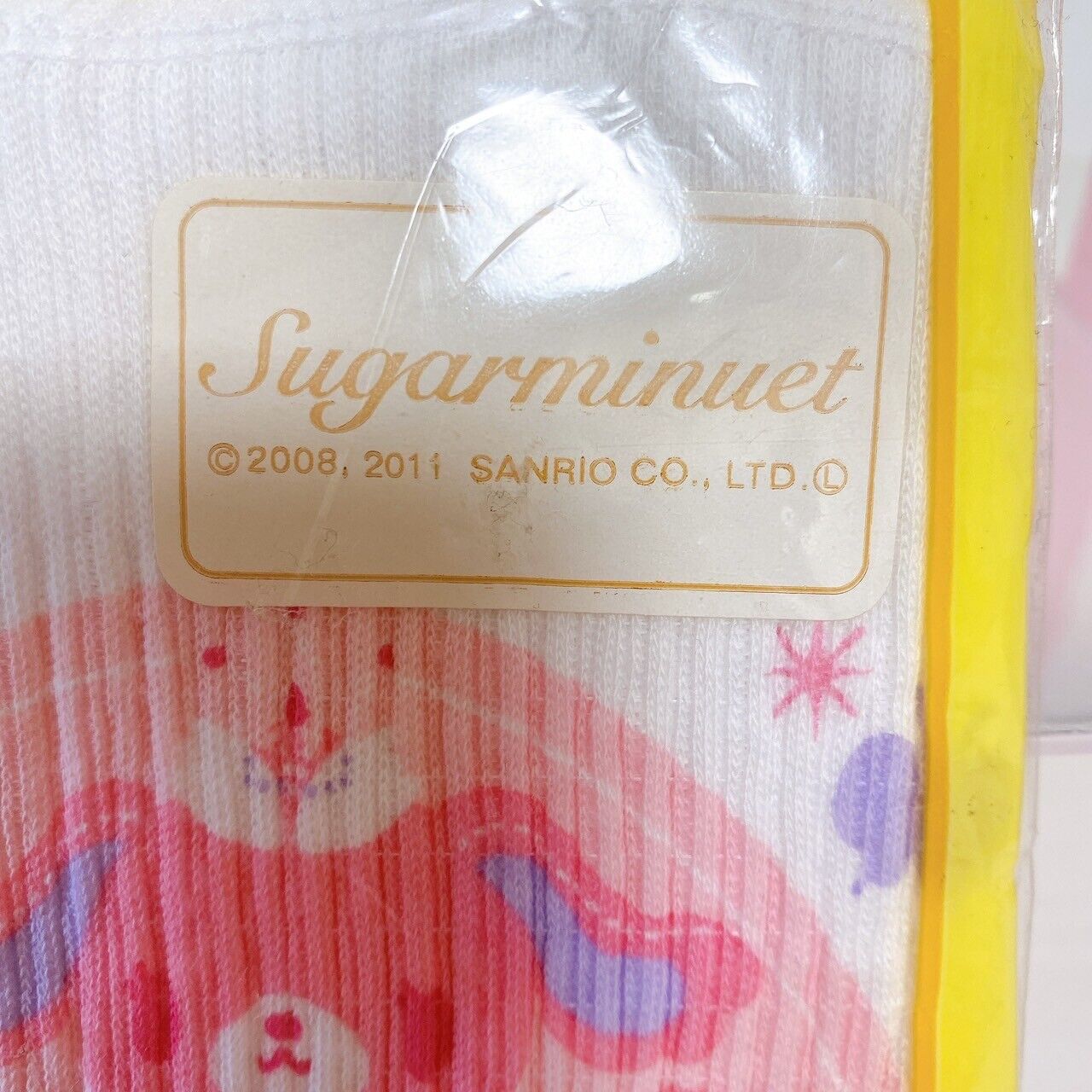 Sanrio Sugar Minuet Bunnies Stomach Band Set 2 Ballet Prima Usa Pink Tiara Rare