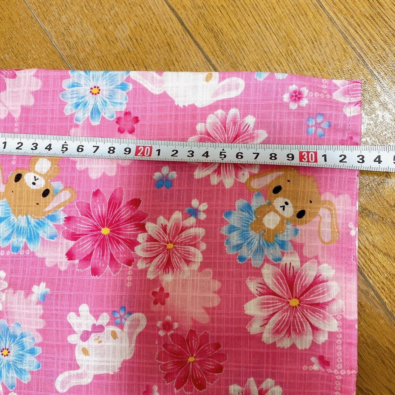 Sanrio Sugar Bunnies Yukata 130cm Informal Summer Kimono Pink Shirousa Kurousa