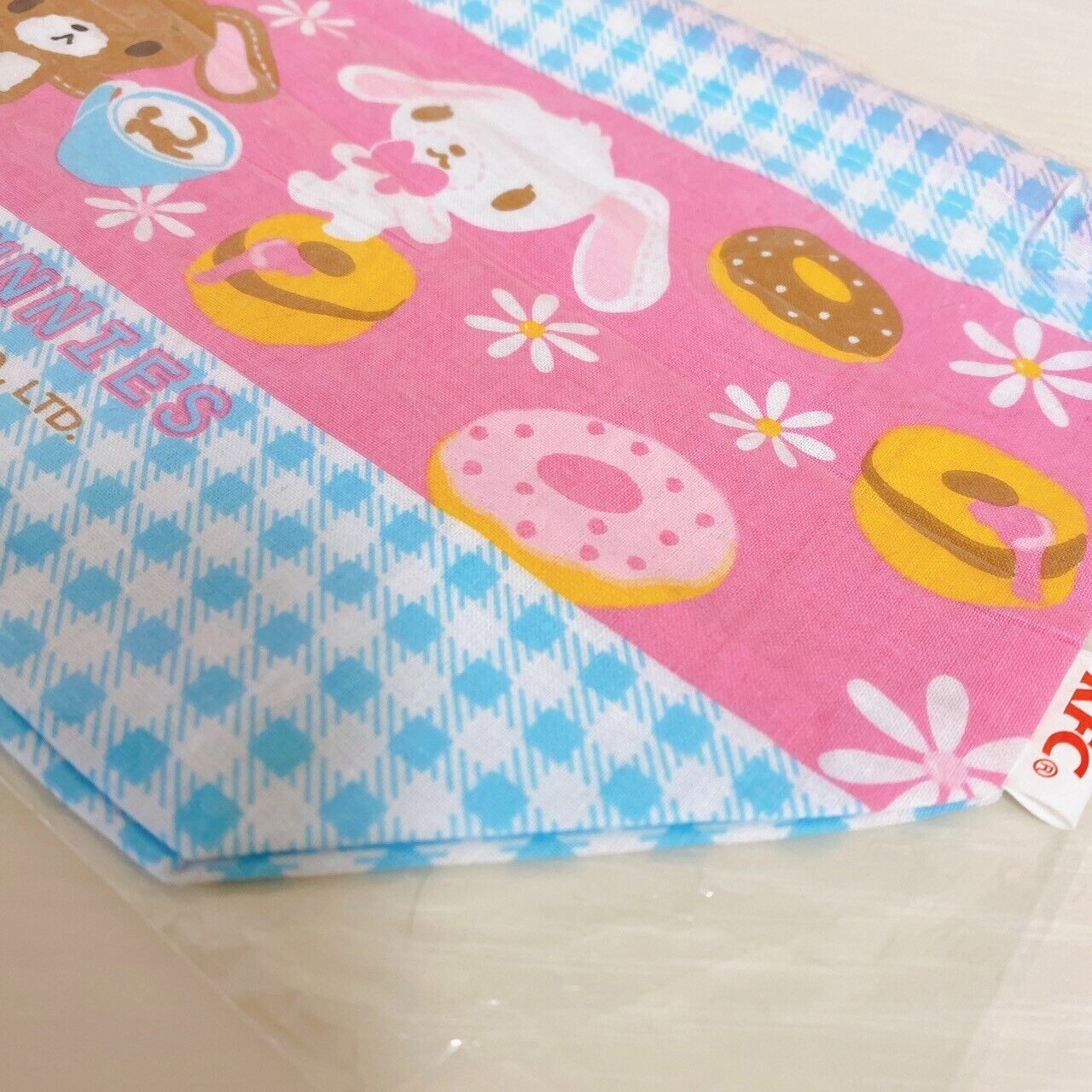 Sanrio Sugar Bunnies Face Towel Purse Leisure Sheet Hand Towel 3 Set Pink Rare