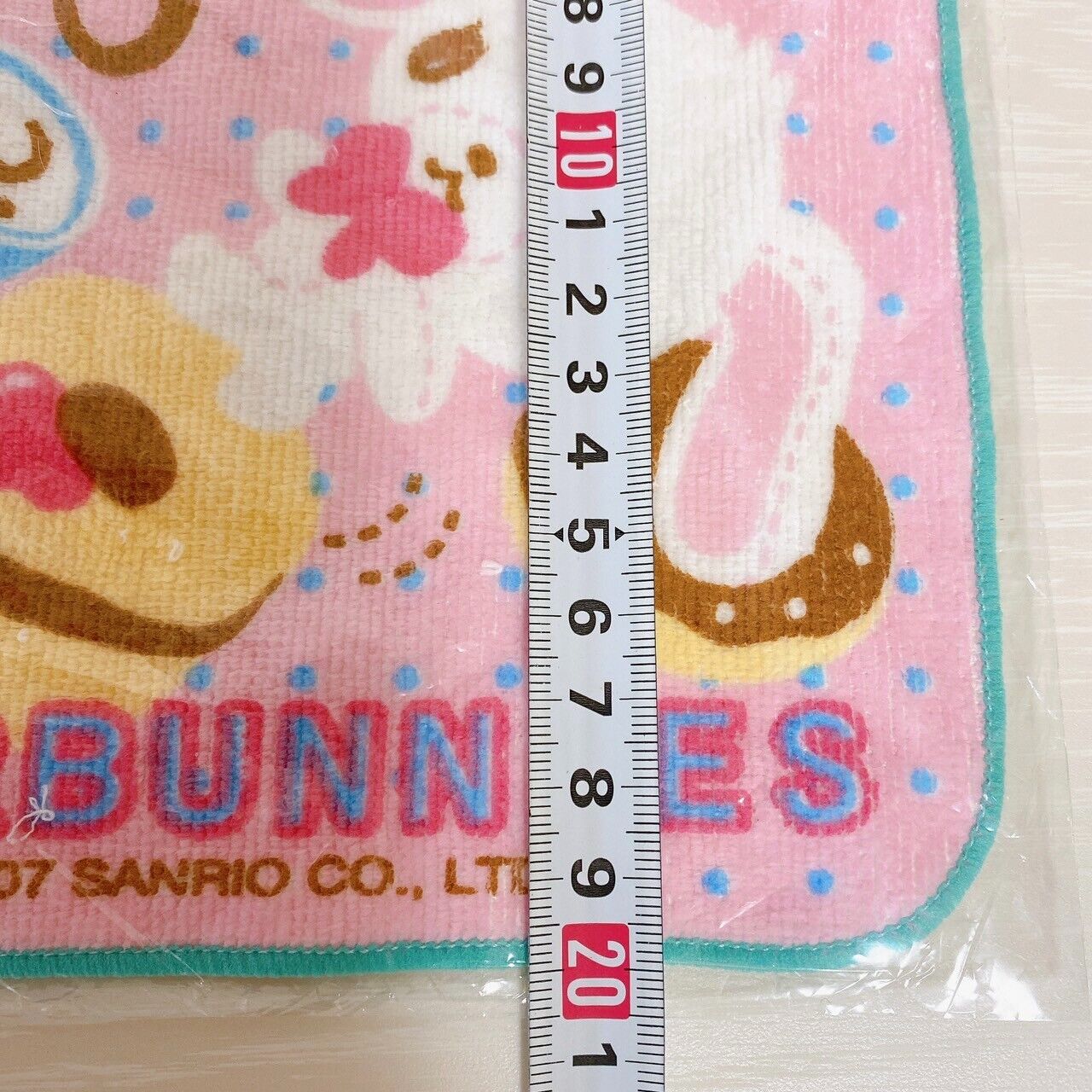 Sanrio Sugar Bunnies Face Towel Purse Leisure Sheet Hand Towel 3 Set Pink Rare