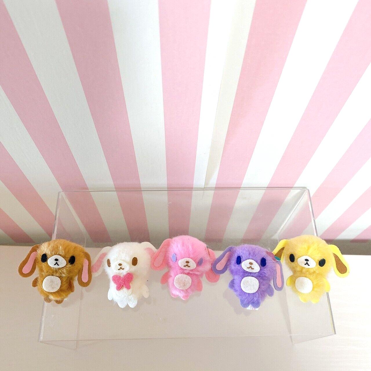 Sanrio Sugar Bunnies Small Mascot 5 Set Soft Stuffed Toy Plush Shirousa Kawaii