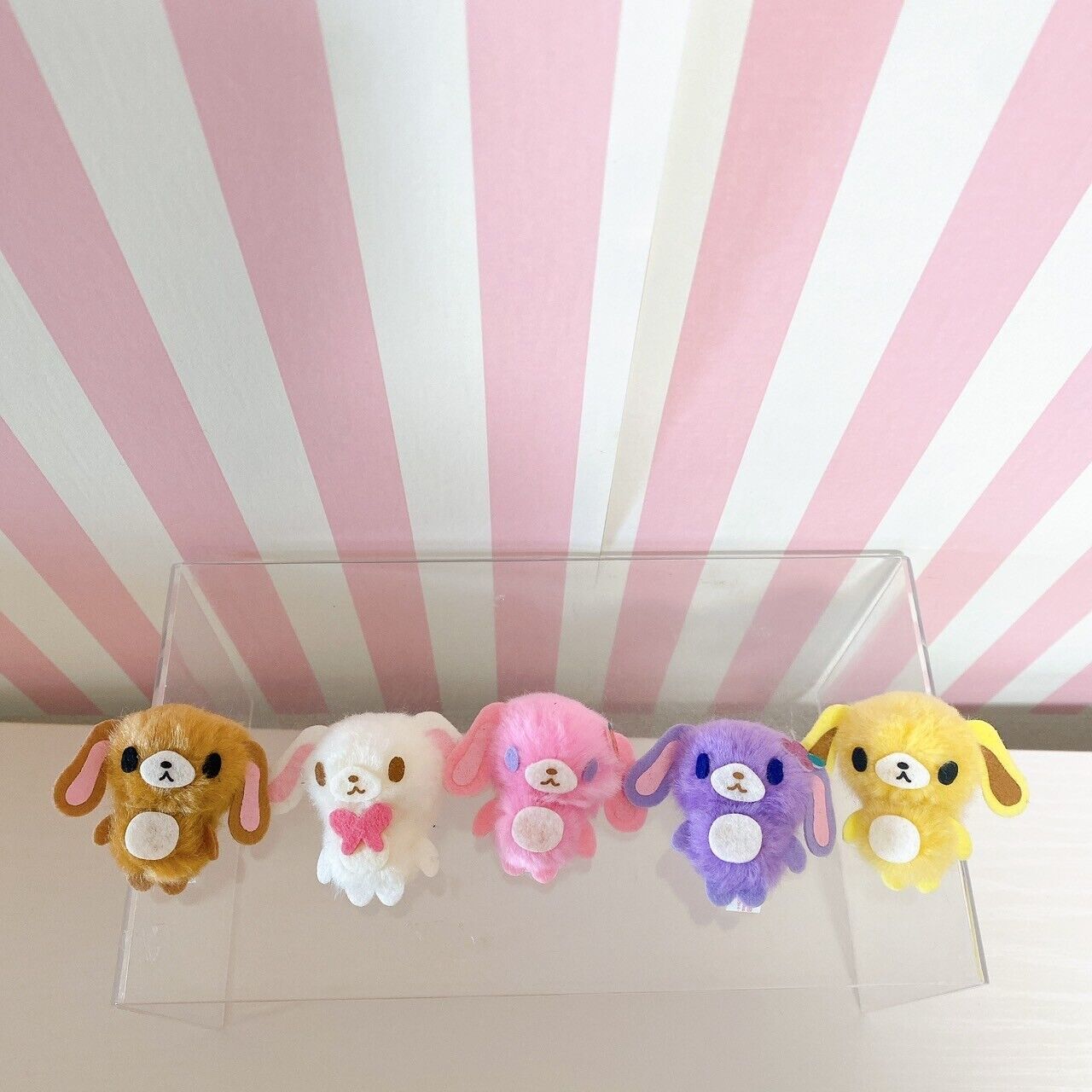 Sanrio Sugar Bunnies Small Mascot 5 Set Soft Stuffed Toy Plush Shirousa Kawaii