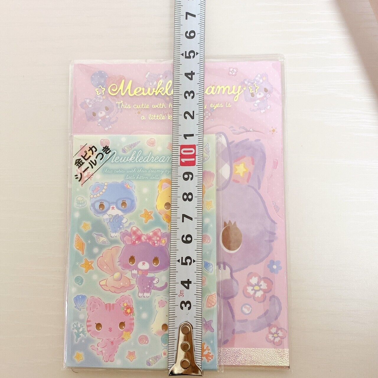 Sanrio Mewkledreamy Memo Pad Notepad Pochi Bag Set 2 Purple Ribbon Stationery