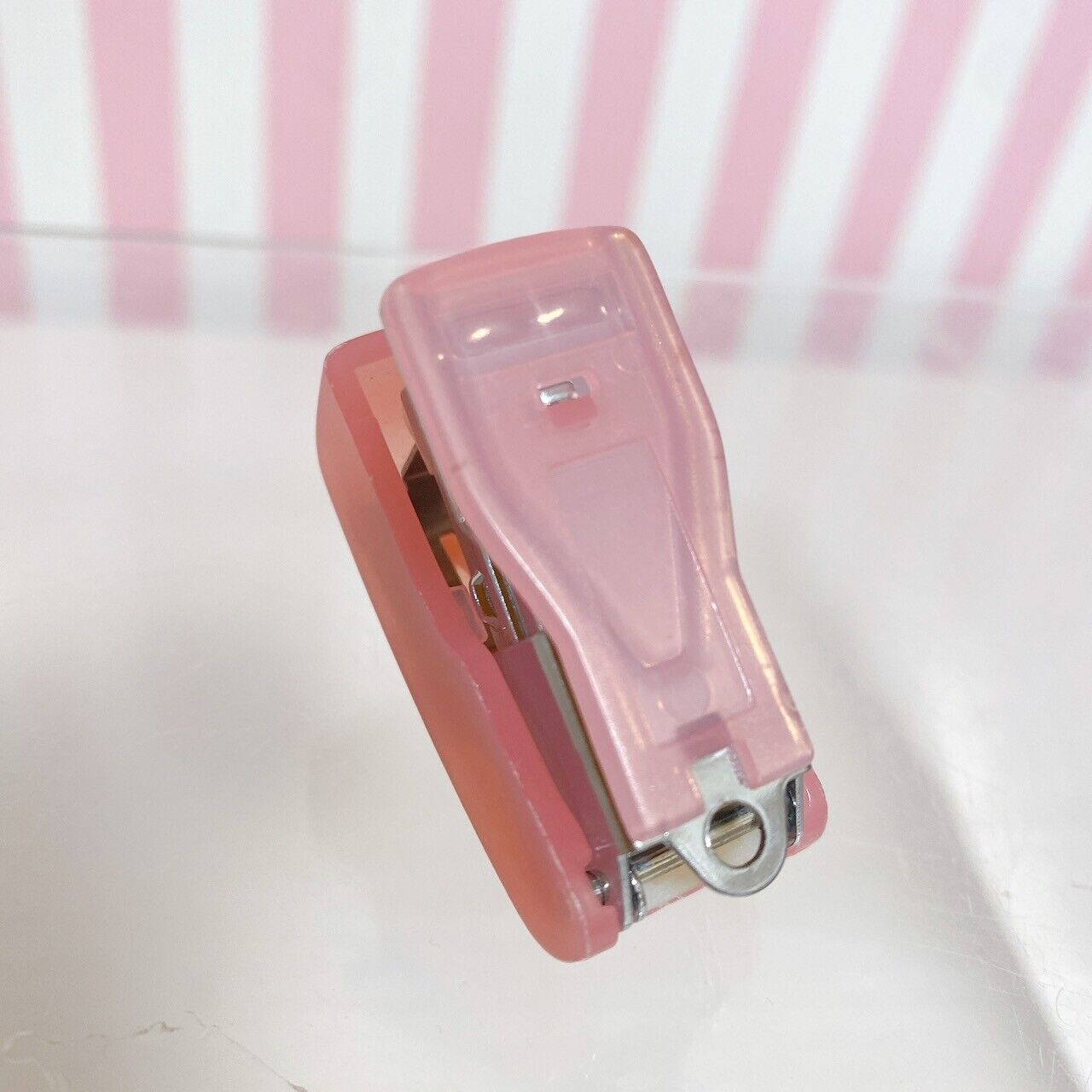 Mother Garden Mini Stapler Stationery Pink Strawberry Flower Small Kawaii Rare