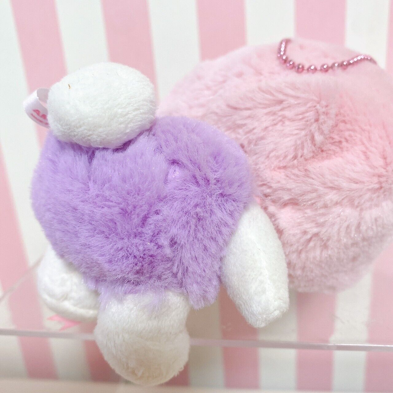 Sanrio Hello Kitty Usazukin Plush Soft Stuffed Toy Set of 2 Pink Rabbit Kawaii