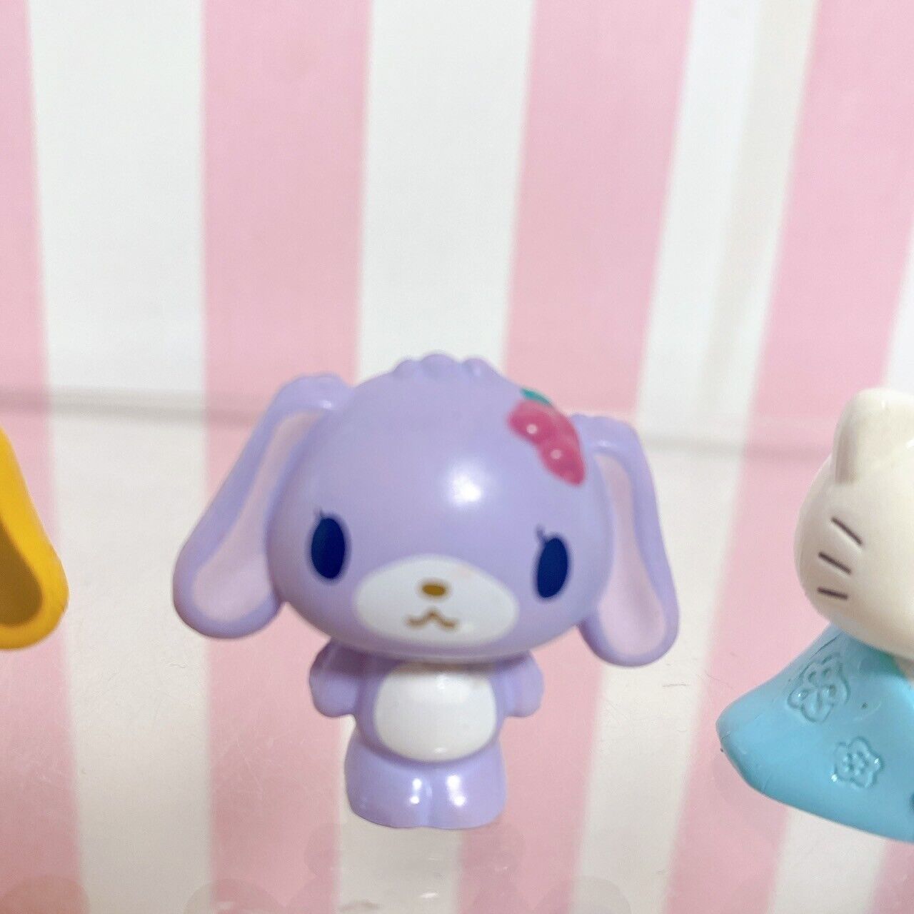 Sanrio Sugar bunnies Jewelpet Hello Kitty Figure Blueberryusa Komugiusa 4Set Toy