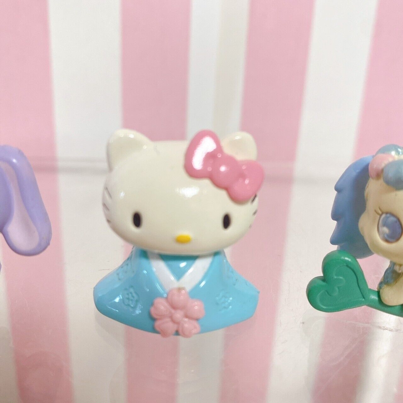 Sanrio Sugar bunnies Jewelpet Hello Kitty Figure Blueberryusa Komugiusa 4Set Toy