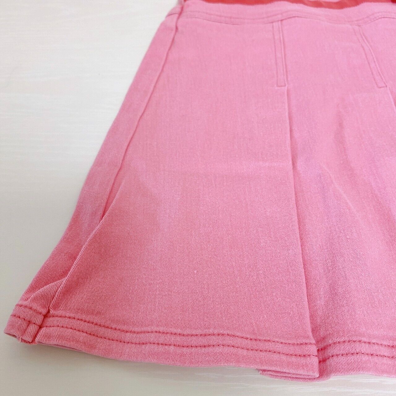 Sanrio Usahana Denim Skirt Pink 120 Size Sugar Land Kawaii Kids Rabbit Character