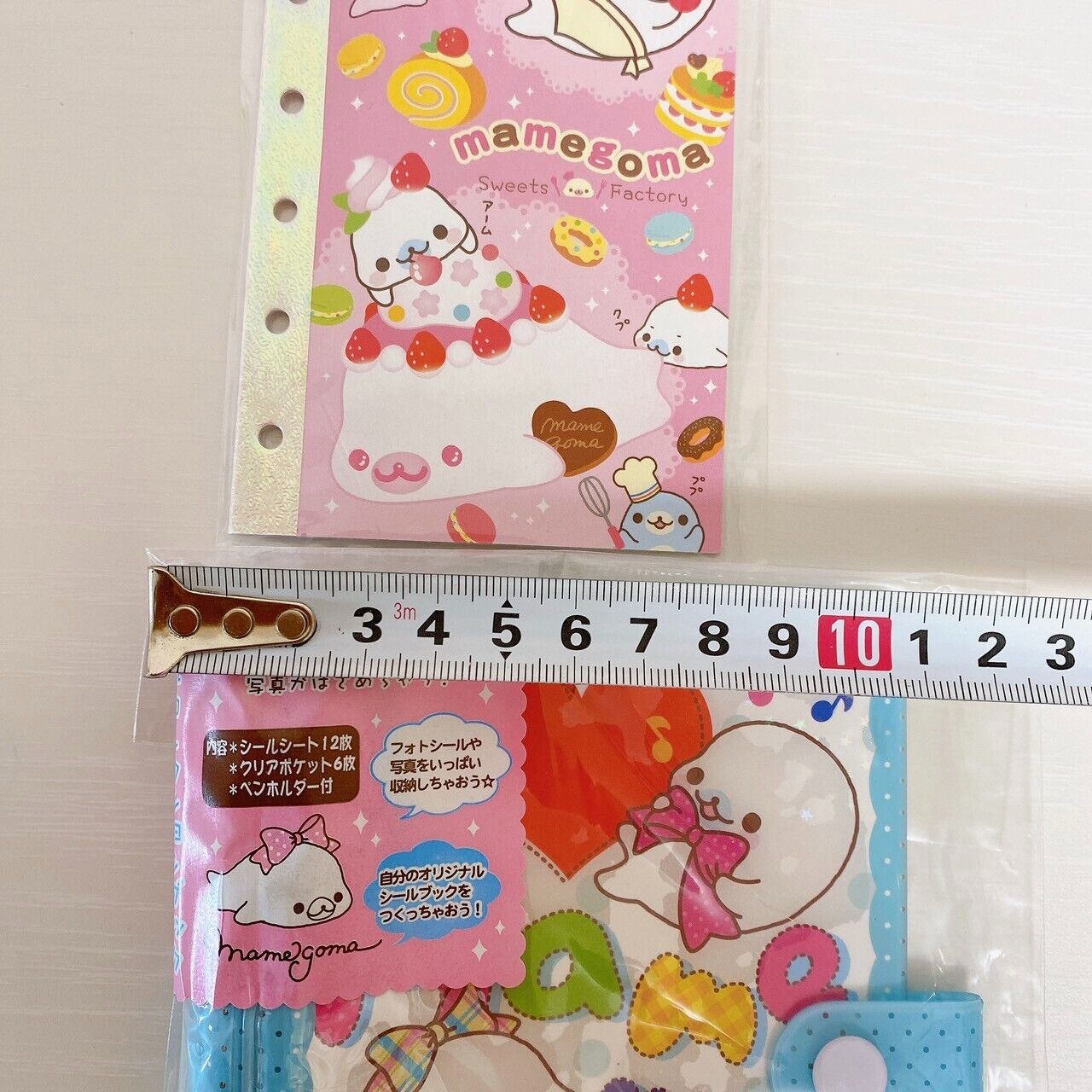 San-X Mamegoma Sticker Collection Book 5 Set Cake Clover Character Kawaii Rare