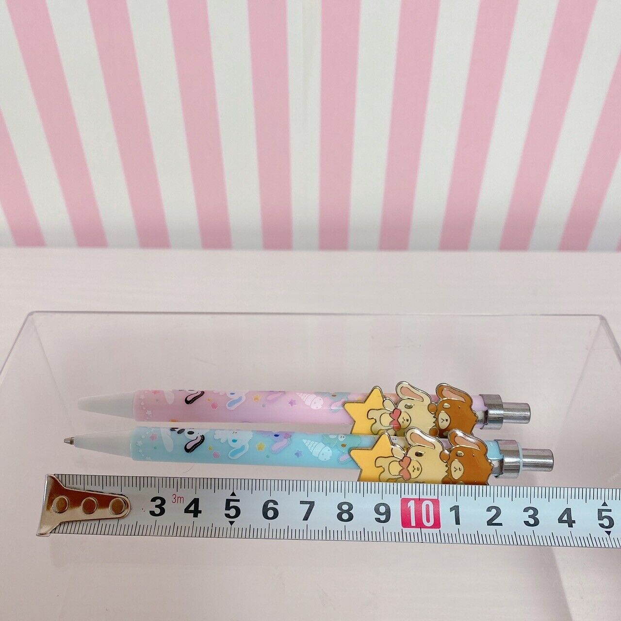 Sanrio Sugar Bunnies Mechanical Pencil Ballpoint Pen Pink Stationery Kawaii Rare