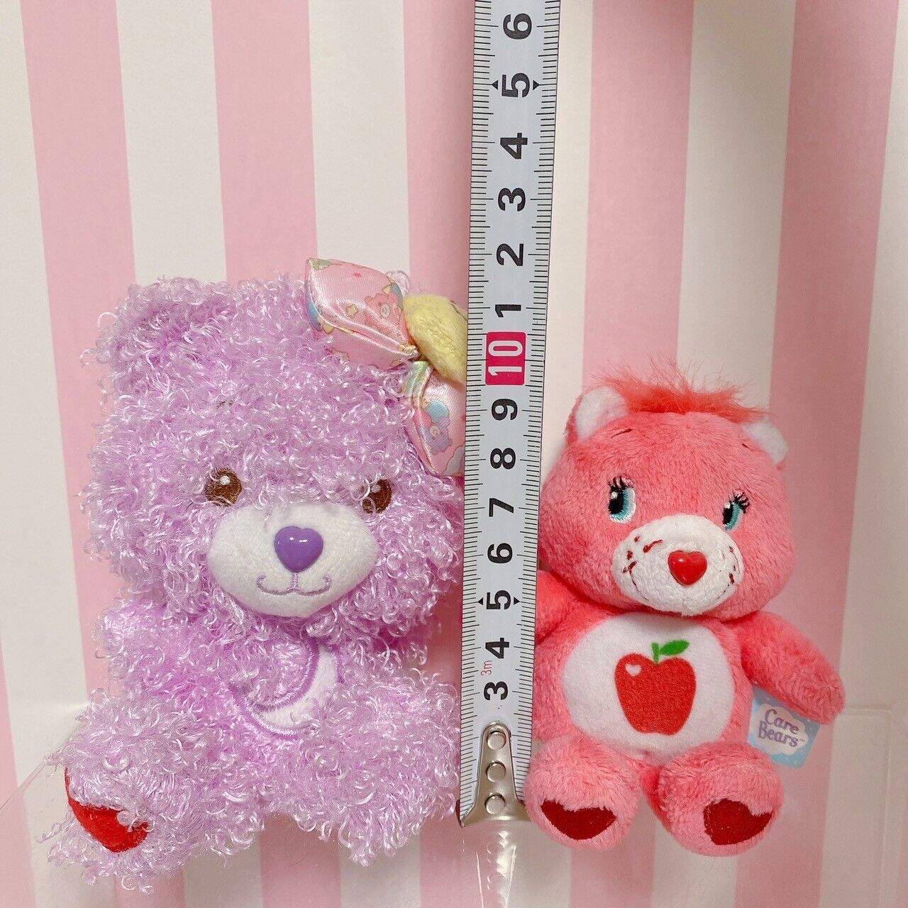 Care Bears Little Twin Stars Plush Stuffed Toy Purple Pink Set Collaboration