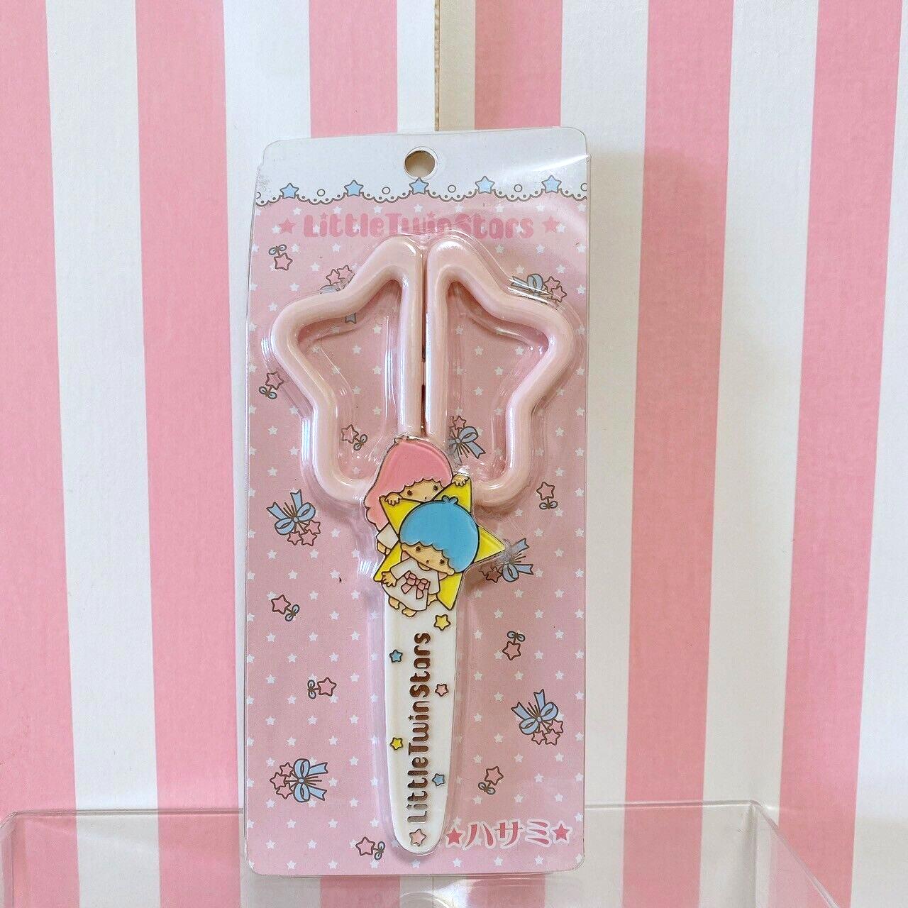 Sanrio Little Twin Stars Kiki Lala Scissors Pink Star Stationery Kawaii Pink