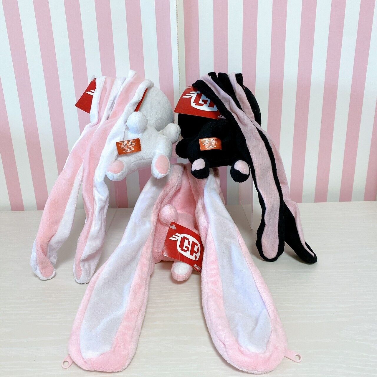 Chax GP Gloomy All Purpose Rabbit Plush 252 White Black Pink 3 Set Wallet 278