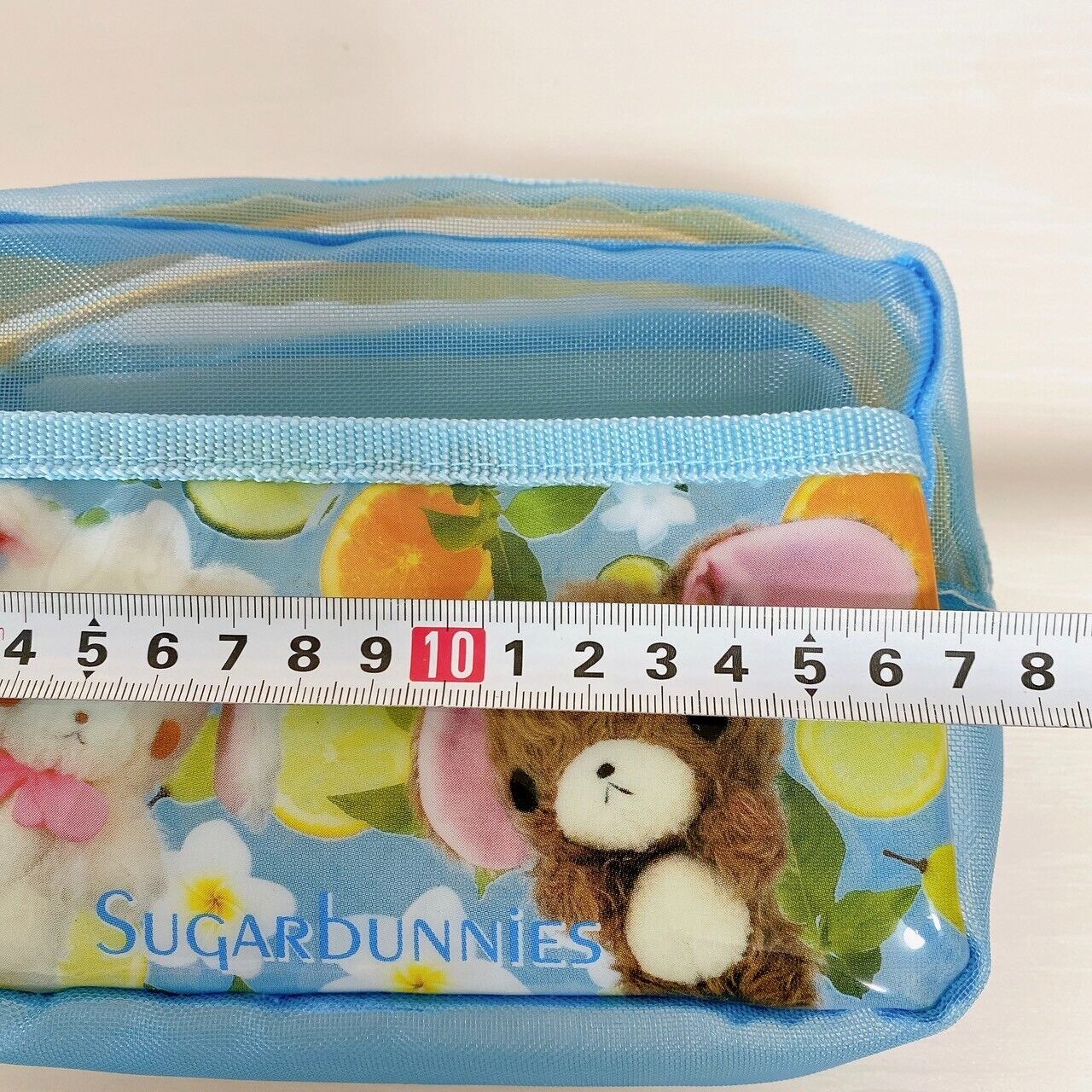 Sanrio Sugar Bunnies Toothbrush Pouch Set 2 Blue Orange Lemon Pink Shirousa Rare