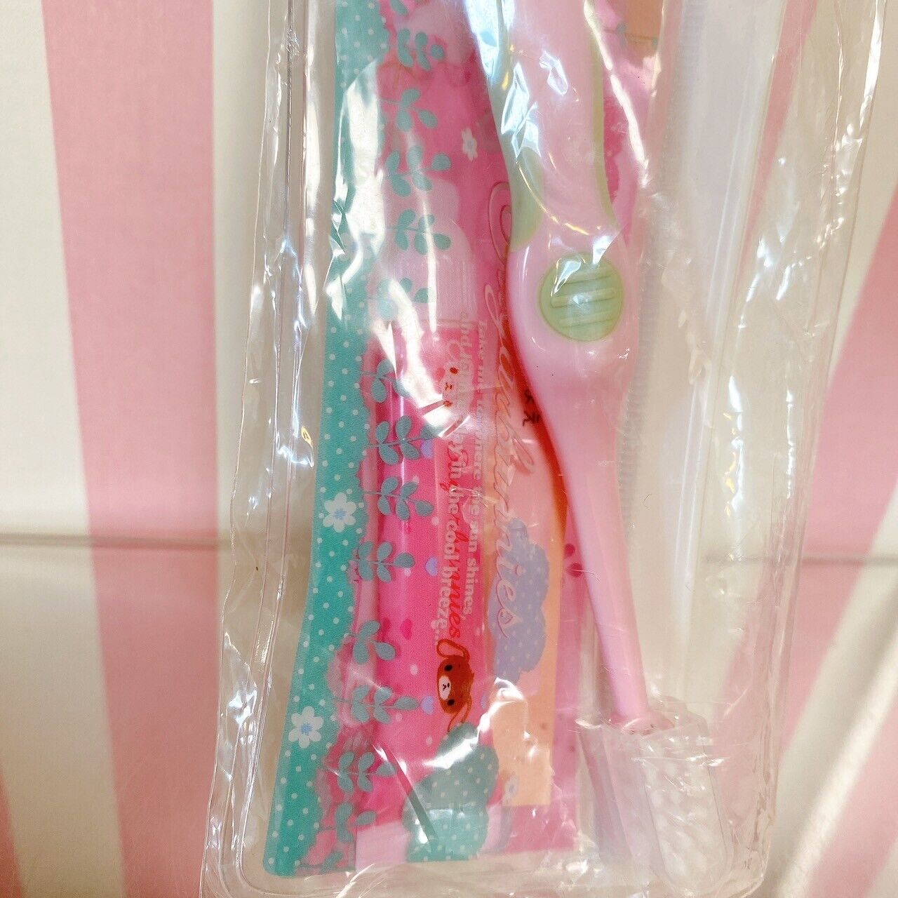 Sanrio Sugar Bunnies Toothbrush Pouch Set 2 Blue Orange Lemon Pink Shirousa Rare