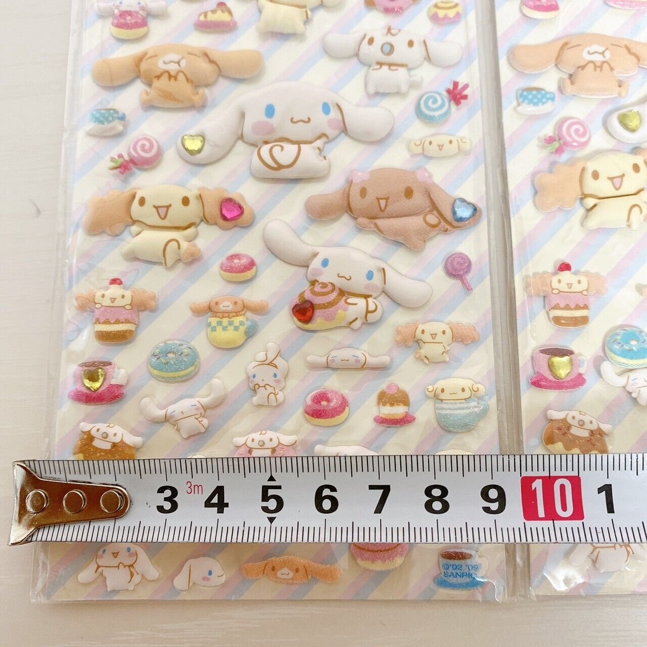 Sanrio Cinnamoroll Sticker Set 2 Swelling Stickers Stationery Kawaii White Rare