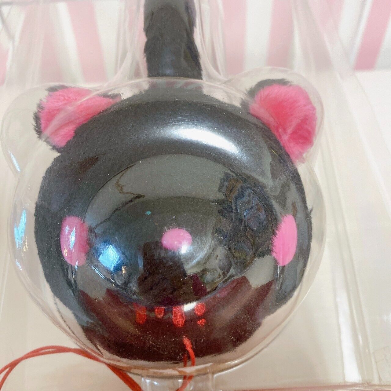 Gloomy bloody Bear Chax GP Face Headphones Black Pink Kawaii Character Rare