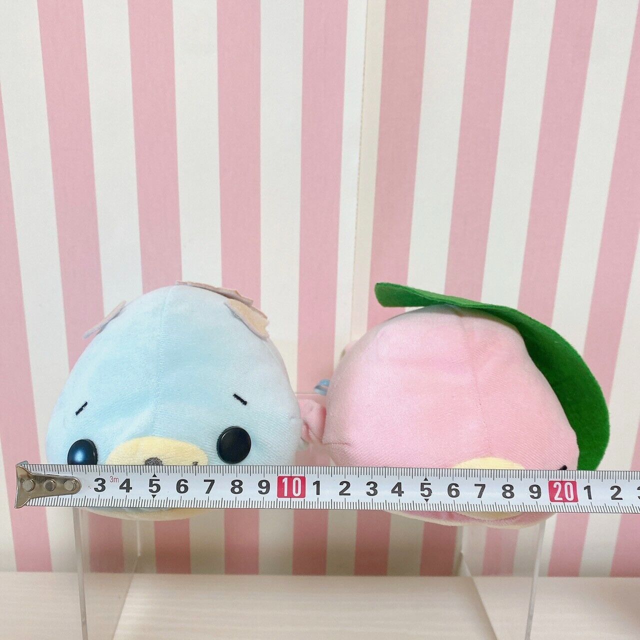 San-X Mamegoma Plush Set 2 Soft Stuffed Toy Sakuramochi Sakura Cherry Blossom