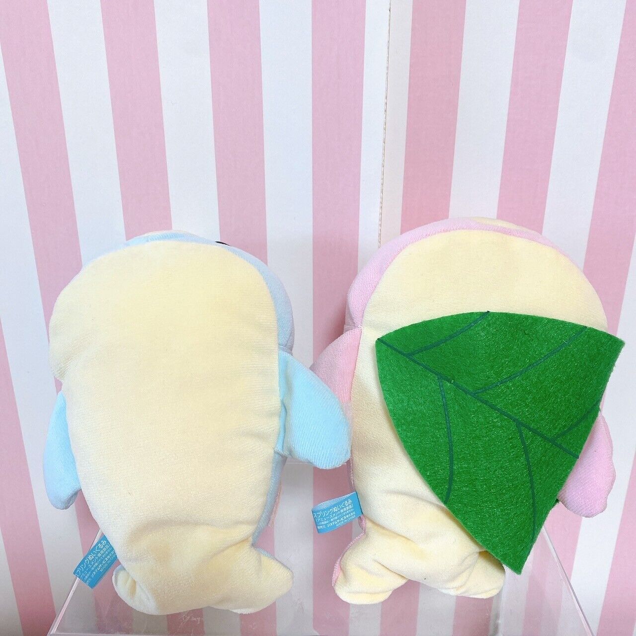 San-X Mamegoma Plush Set 2 Soft Stuffed Toy Sakuramochi Sakura Cherry Blossom