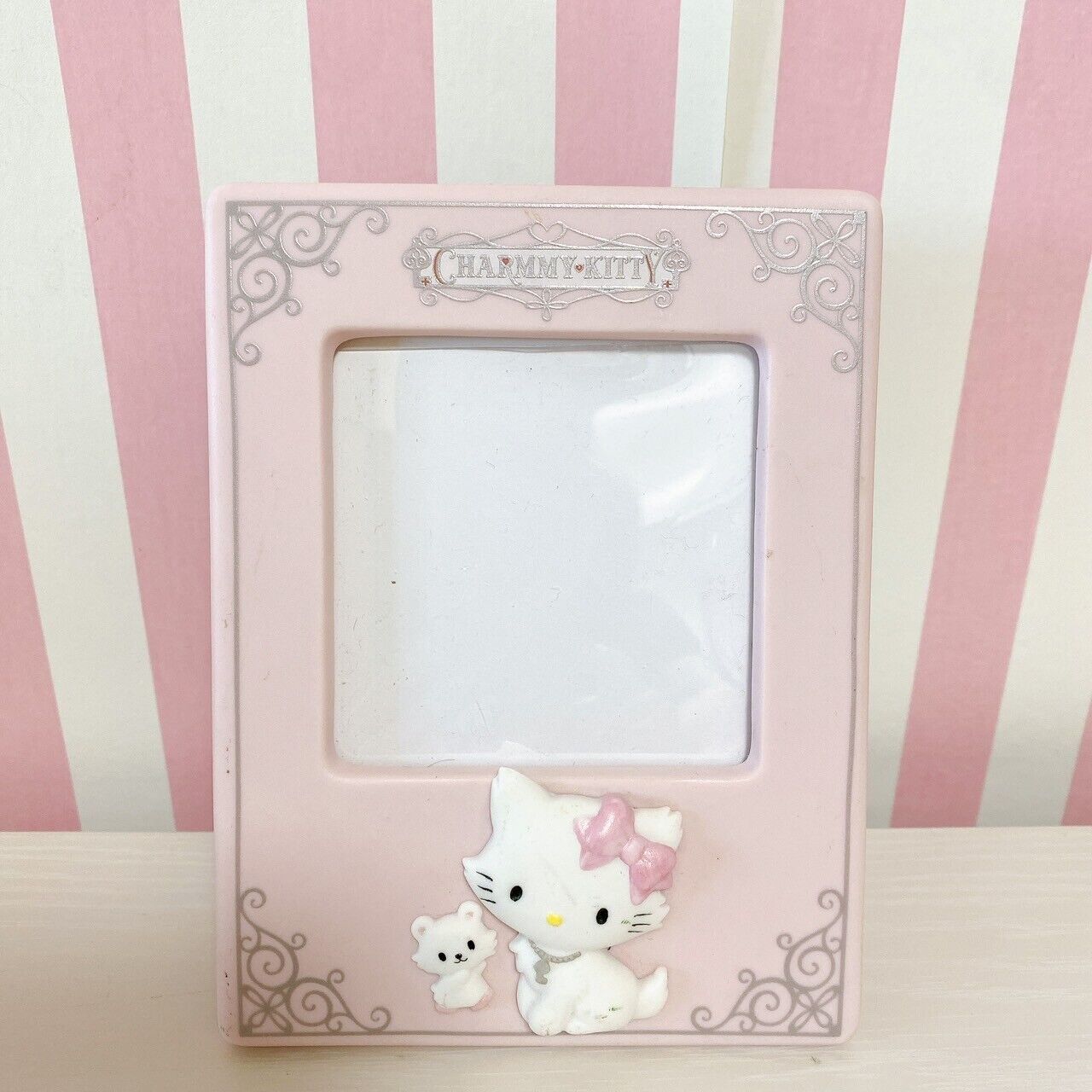 Sanrio Charmmy Kitty Sugar Photo Frame Pink Stand Anime pottery Character Rare