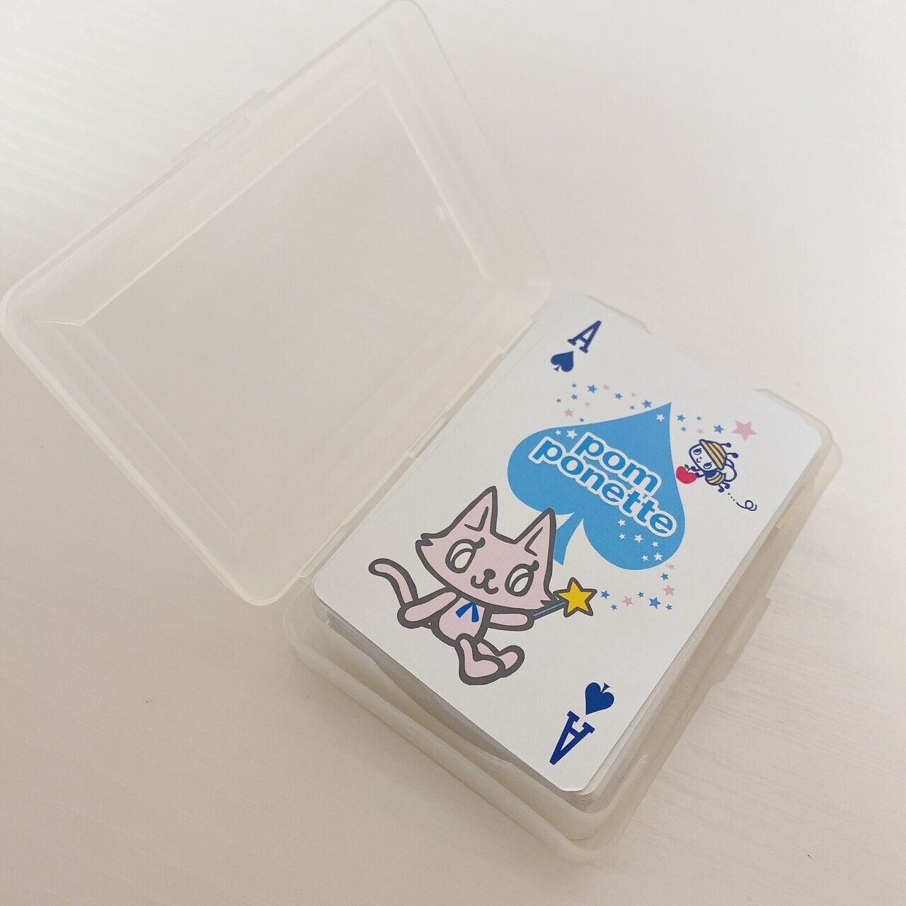 Mezzo Piano Playing Cards Pink Blue Berrie Strawberry Sticker Kawaii Character