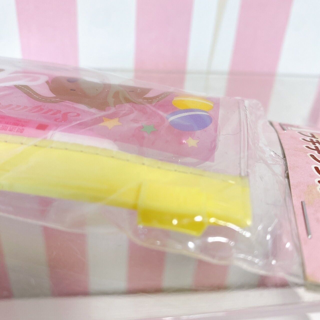 Sanrio Sugar Bunnies Dental Set Toothbrush Pouch Tooth Paste Case Pink Yellow