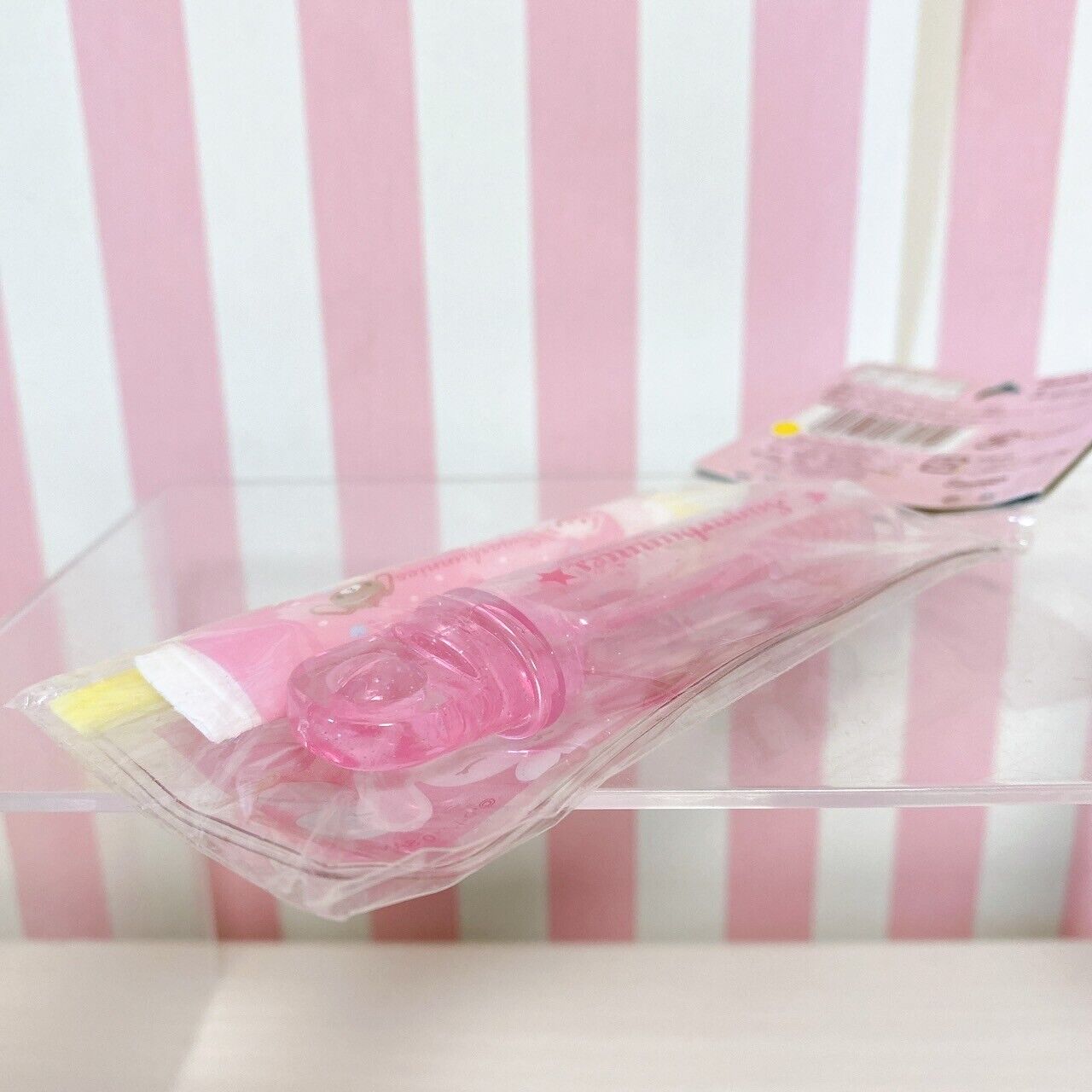 Sanrio Sugar Bunnies Dental Set Toothbrush Pouch Tooth Paste Case Pink Yellow