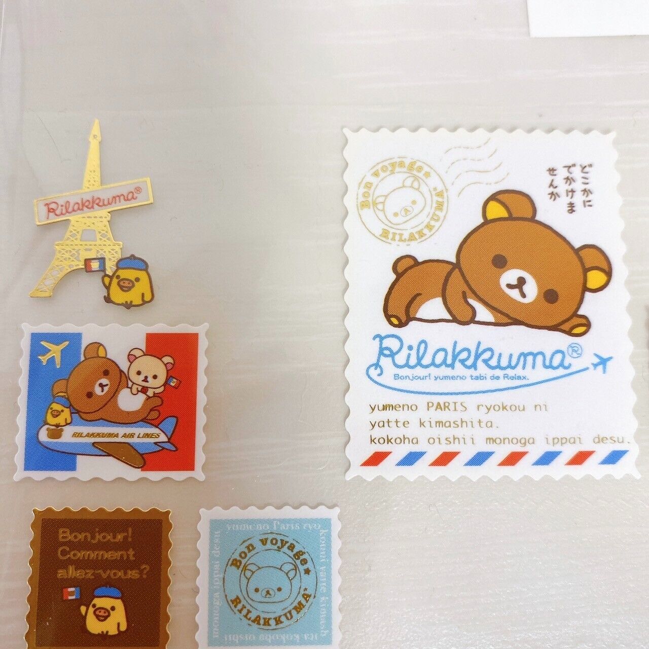 San-X Mamegoma Rilakkuma Sanrio Pompom Purin Cherinacherine Sticker Set Kawaii